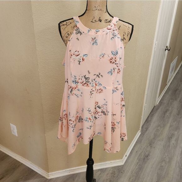 Torrid BABYDOLL CHABLIS GODDESS NECK TANK‎ size 0 XL - Picture 4 of 11